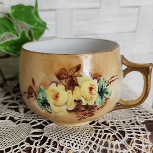 👉30s*RARE VTG* GERMANY HAND-PAINTED TEA CUP 1930s